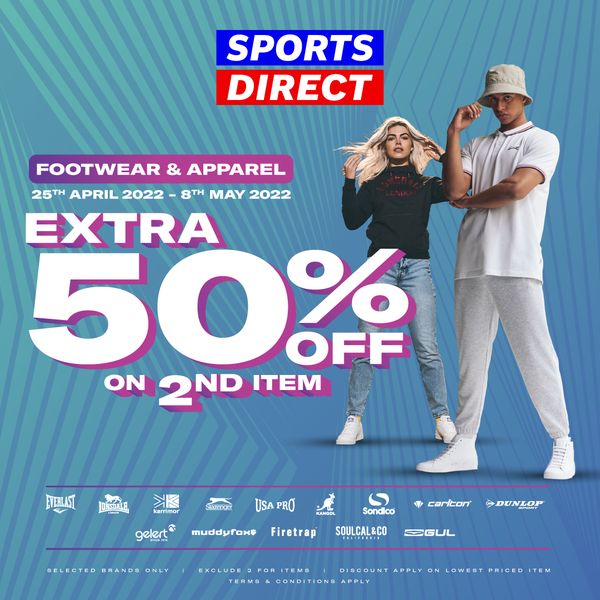 25 Apr-8 May 2022: Sports Direct Raya Sale - EverydayOnSales.com