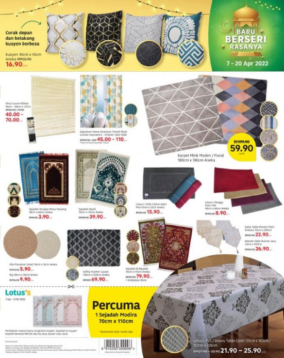 7-20 Apr 2022: Tesco / Lotus's Ramadan & Raya Promotion Catalogue ...