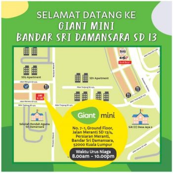 Giant-Mini-Opening-Promotion-at-Sri-Damansara-SD-13-1-350x350 - Kuala Lumpur Promotions & Freebies Selangor Supermarket & Hypermarket 