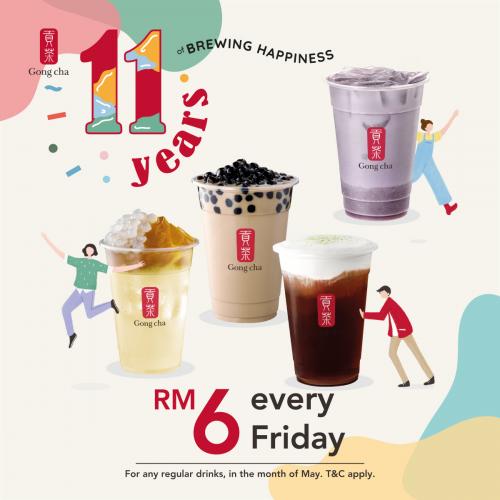 2 May 2022 Onward Gong Cha May 2022 Friday Promotion