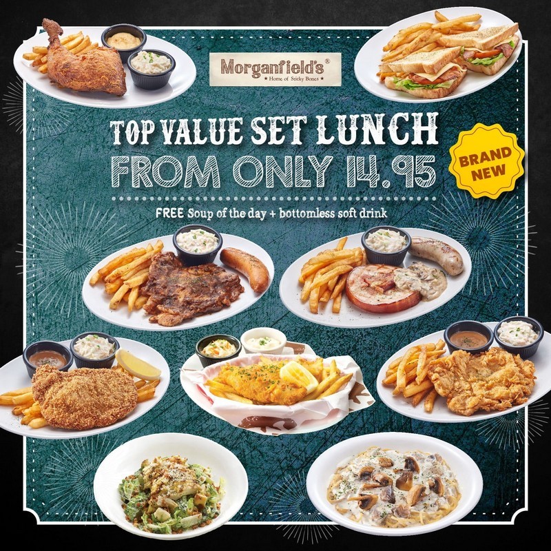 Morganfield menu deals