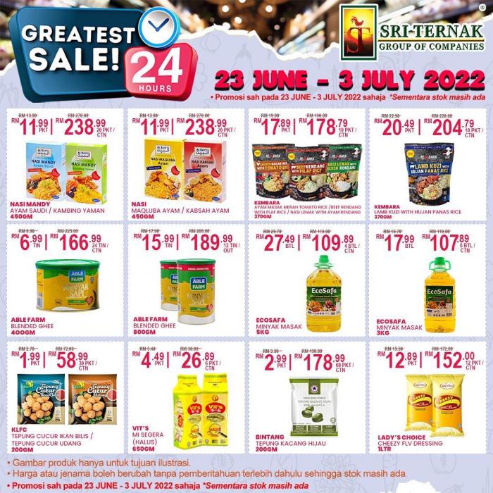 23 Jun-3 Jul 2022: Sri Ternak & ST Rosyam Greatest Sale Promotion ...