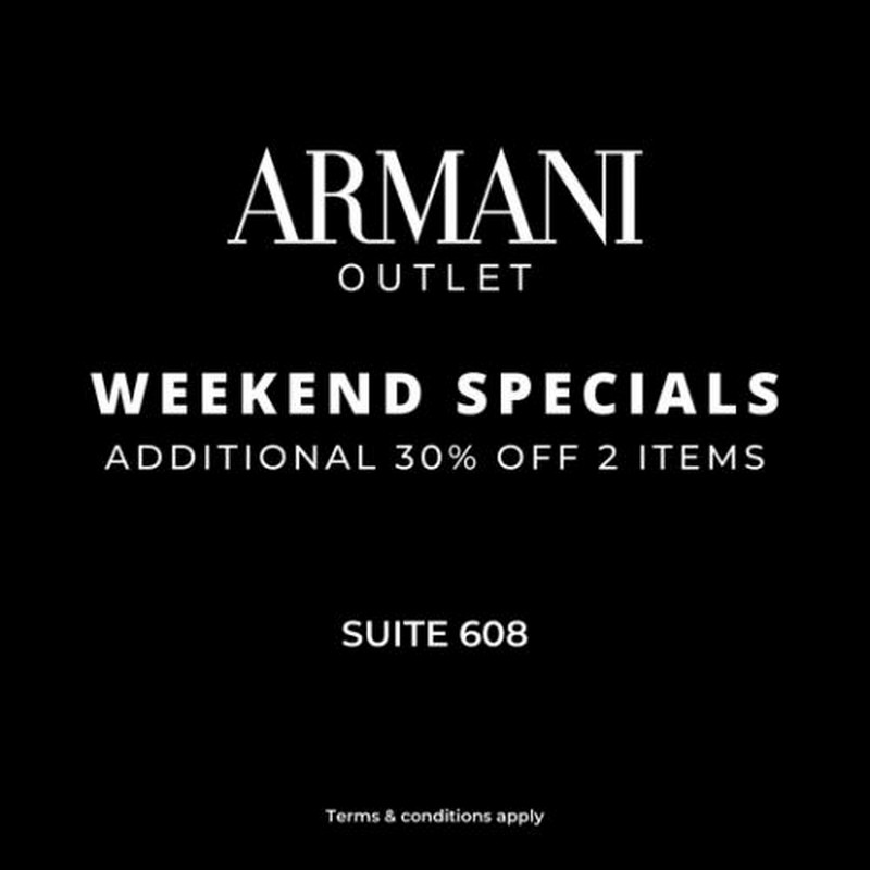 29-31 Jul 2022: Armani Outlet Weekend Sale at Genting Highlands Premium  Outlets 
