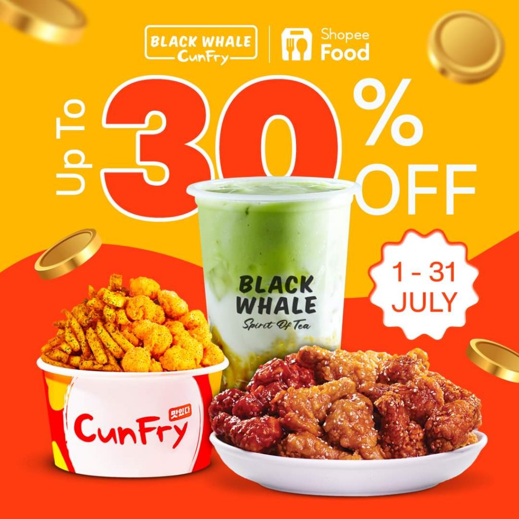 1-31 Jul 2022: Black Whale Boba Tea Promo with ShopeeFood ...