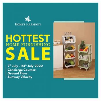 Homes-Harmony-Hottest-Home-Furnishing-Sale-at-Sunway-Velocity-350x350 - Furniture Home & Garden & Tools Home Decor Kuala Lumpur Malaysia Sales Selangor 