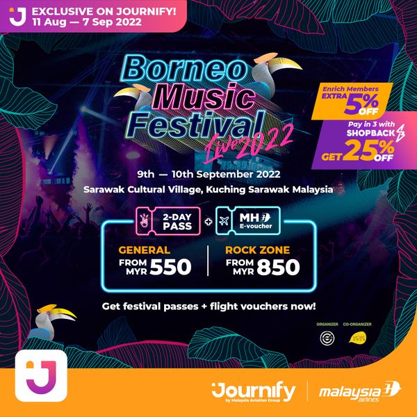 9-10 Sep 2022: Borneo Music Festival 2022 with Journify ...