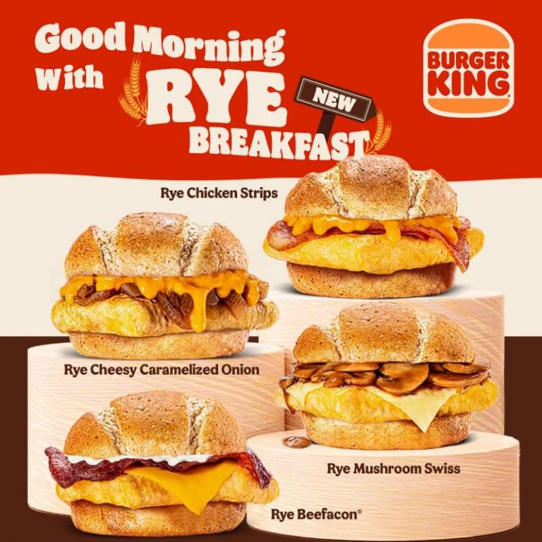 18 Aug 2022 Onward Burger King New Breakfast Menu Deal