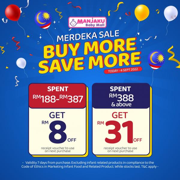 Now till 4 Sep 2022: Manjaku Merdeka Sale - EverydayOnSales.com