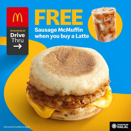 Now till 31 Aug 2022: McDonald's Free McMuffin Deal - EverydayOnSales.com