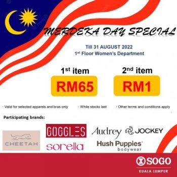 SOGO-Merdeka-Day-Promotion-350x350 - Fashion Accessories Fashion Lifestyle & Department Store Kuala Lumpur Lingerie Promotions & Freebies Selangor Supermarket & Hypermarket Underwear 