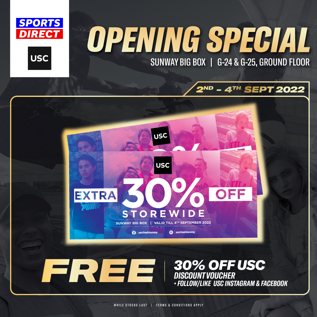 24 Sep 2022 Sports Direct Opening Special at Sunway Big Box