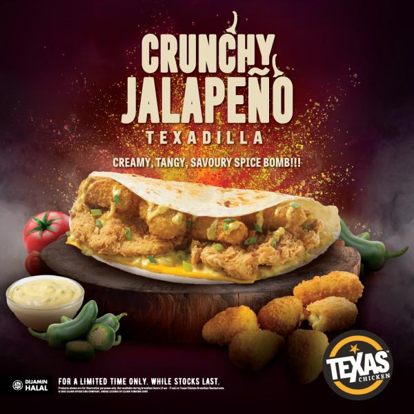 18 Aug 2022 Onward: Texas Chicken Crunchy Jalapeno Texadilla Deal ...