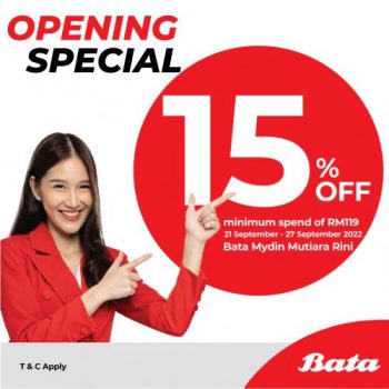 Bata-Opening-Promotion-at-Mydin-Mutiara-Rini-350x350 - Fashion Accessories Fashion Lifestyle & Department Store Footwear Johor Promotions & Freebies 