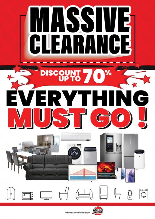 CLEARANCE SALE, Announcements on Carousell