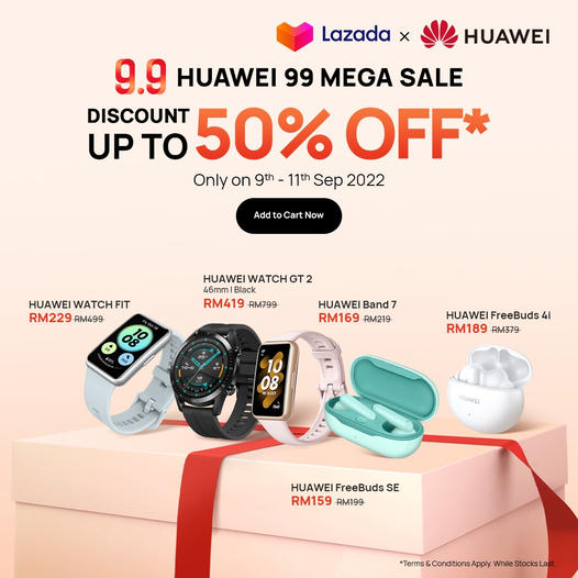 9 11 Sep 2022 Huawei 9.9 Online Exclusive Promo EverydayOnSales