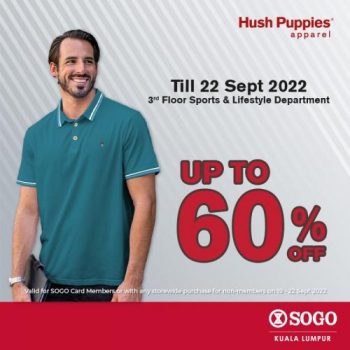 Hush-Puppies-Apparel-Special-Promotion-at-SOGO-350x350 - Apparels Fashion Accessories Fashion Lifestyle & Department Store Kuala Lumpur Promotions & Freebies Selangor 