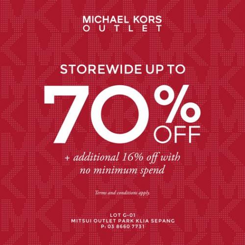 15-18 Sep 2022: Michael Kors Malaysia Day Sale at Mitsui Outlet Park -  