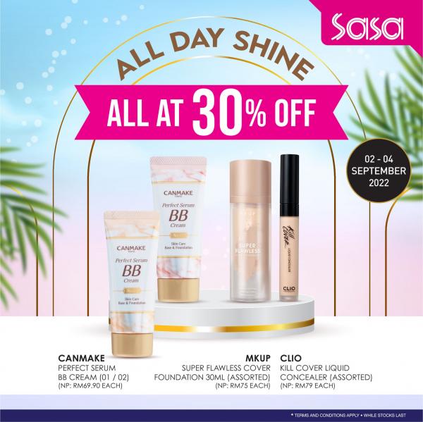 2-4 Sep 2022: SaSa Makeup Products Promotion - EverydayOnSales.com