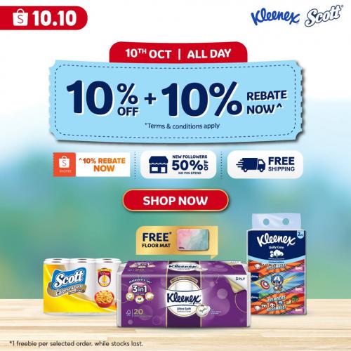 10 Oct 2022: Kleenex Shopee 10.10 Sale - EverydayOnSales.com