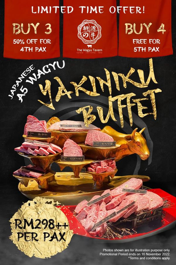 Now Till Nov The Wagyu Tavern Japanese A Wagyu Yakiniku Buffet Deal EverydayOnSales Com