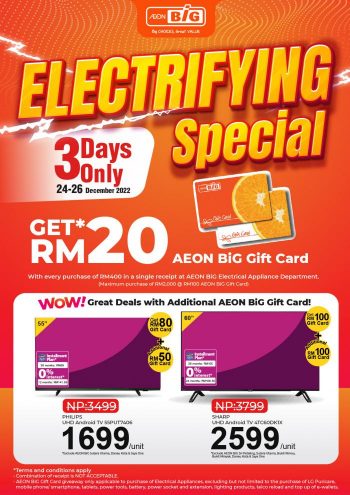 24-26 Dec 2022: AEON BiG Electrical Appliances Promotion ...