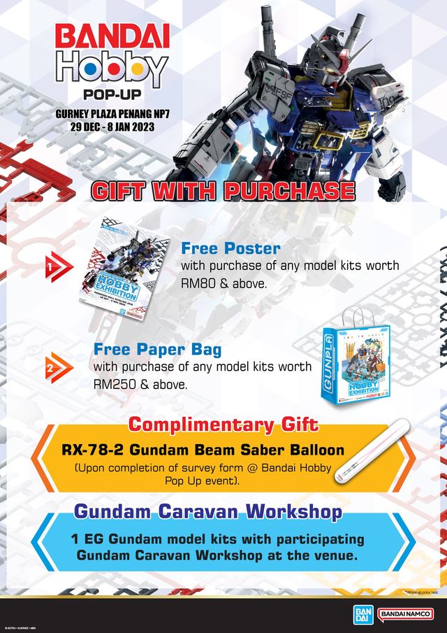 bandai hobby pop up