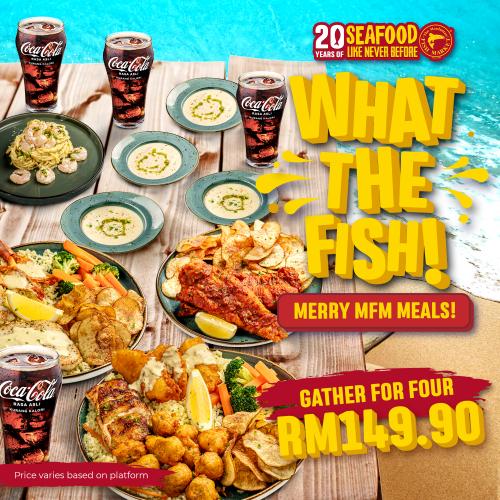 8 Dec 2022 Onward The Manhattan Fish Market Christmas Merry MFM Meals