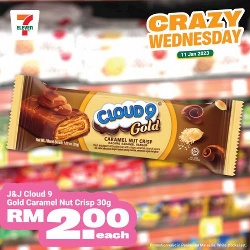 11 Jan 2023: 7 Eleven Crazy Wednesday Promotion - EverydayOnSales.com