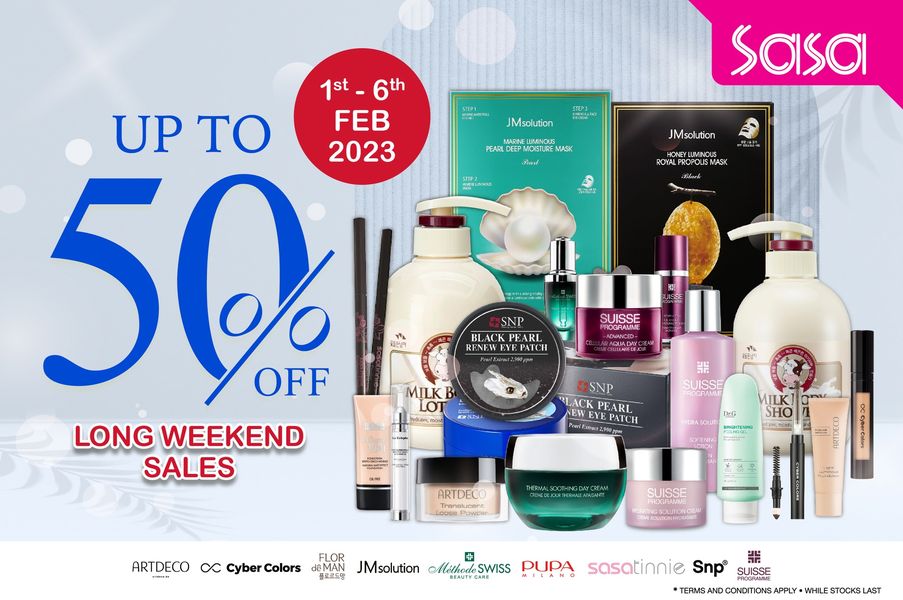 1-6 Feb 2023: SaSa 50% Off Promo - EverydayOnSales.com