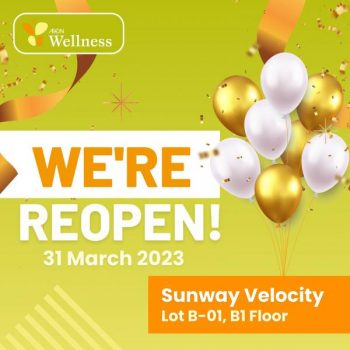AEON-Wellness-ReOpening-Promotion-at-Sunway-Velocity-350x350 - Beauty & Health Cosmetics Health Supplements Kuala Lumpur Personal Care Promotions & Freebies Selangor 