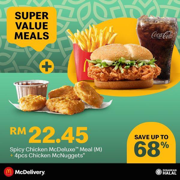 24 Mar 2023 Onward: McDonald's McDelivery Ramadan Super Value Meals ...