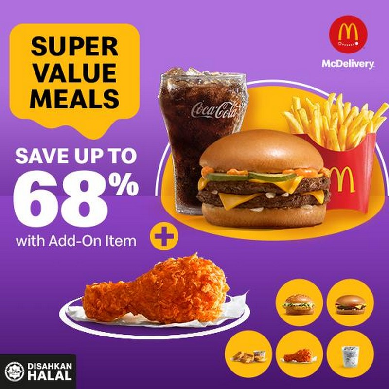 1 Mar 2032 Onward: McDonald's McDelivery Super Value Meals Promotion ...