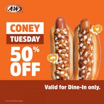 AW-Coney-Tuesday-Promotion-350x350 - Beverages Food , Restaurant & Pub Johor Kedah Kelantan Kuala Lumpur Melaka Negeri Sembilan Pahang Penang Perak Perlis Promotions & Freebies Putrajaya Sabah Sarawak Selangor Terengganu 