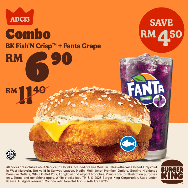 3 Apr 2023 Onward Burger King Coupon Deals