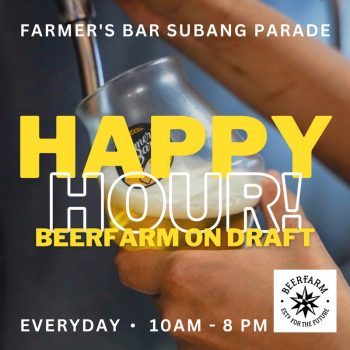 Farmers-Bar-Happy-Hour-Deal-350x350 - Beverages Food , Restaurant & Pub Promotions & Freebies Selangor 