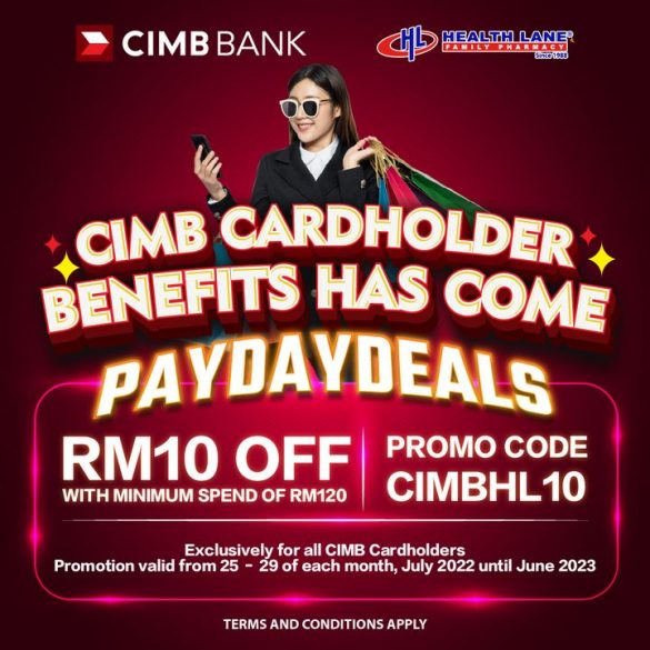 25 Apr 2023 Onward: Health Lane Cimb Bank Promo - EverydayOnSales.com