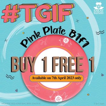 Sakae-Sushi-Pink-Plate-Buy-1-Free-1-Promo-350x350 - Beverages Food , Restaurant & Pub Johor Kedah Kelantan Kuala Lumpur Melaka Negeri Sembilan Pahang Penang Perak Perlis Promotions & Freebies Putrajaya Sabah Sarawak Selangor Terengganu 