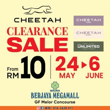 Cheetah-Clearance-Sale-at-Berjaya-Megamall-Kuantan-350x350 - Apparels Fashion Accessories Fashion Lifestyle & Department Store Pahang Warehouse Sale & Clearance in Malaysia 
