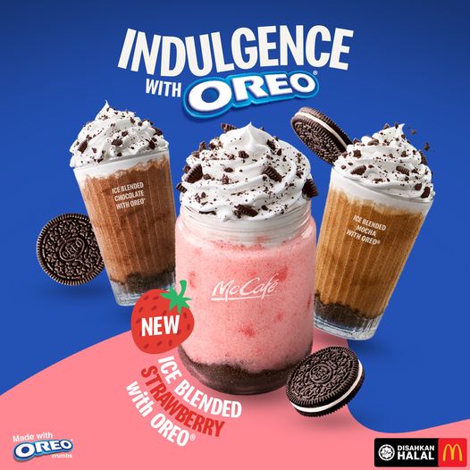 12 May 2023 Onward: Mcdonald's Ice Blended Oreo Series 