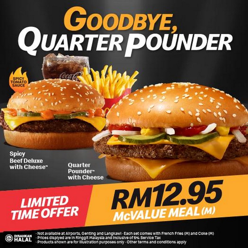 12 May 2023 Onward McDonald's Quarter Pounder McValue Meal Promotion