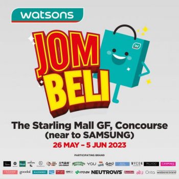 Watsons-Jom-Beli-Roadshow-Sale-at-The-Starling-Mall-350x350 - Beauty & Health Cosmetics Fragrances Health Supplements Malaysia Sales Personal Care Selangor 