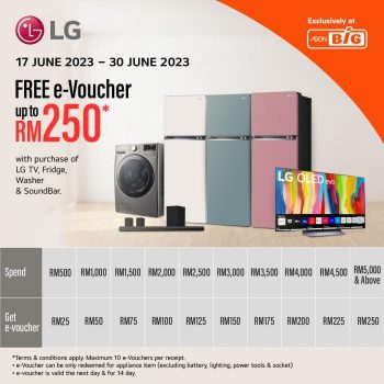 AEON-BiG-LG-Home-Appliances-Free-e-Voucher-Promotion-350x350 - Computer Accessories Electronics & Computers Home Appliances IT Gadgets Accessories Johor Kedah Kelantan Kitchen Appliances Kuala Lumpur Melaka Negeri Sembilan Pahang Penang Perak Perlis Promotions & Freebies Putrajaya Sabah Sarawak Selangor Supermarket & Hypermarket Terengganu 