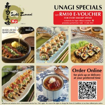 SushiZanmai-Unagi-Special-350x350 - Beverages Food , Restaurant & Pub Johor Kedah Kelantan Kuala Lumpur Melaka Negeri Sembilan Pahang Penang Perak Perlis Promotions & Freebies Putrajaya Selangor Terengganu 