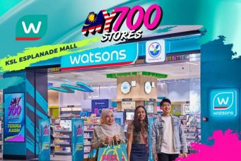 Watsons-700-Stores-Promotion-350x233 - Beauty & Health Cosmetics Personal Care Promotions & Freebies Selangor 