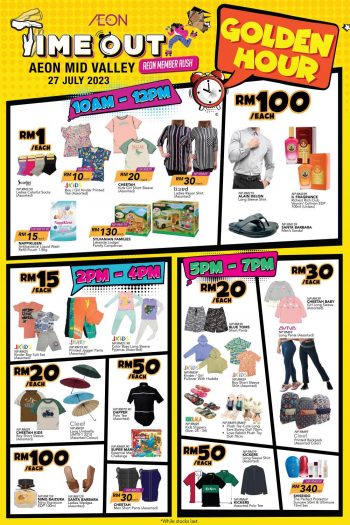 AEON-Time-Out-Golden-Hour-Promotion-at-Mid-Valley-350x525 - Kuala Lumpur Promotions & Freebies Selangor Supermarket & Hypermarket 