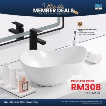 Big-Bath-Members-Day-Sale-1-350x350 - Home & Garden & Tools Johor Kuala Lumpur Malaysia Sales Penang Perak Sabah Sanitary & Bathroom Sarawak Selangor 