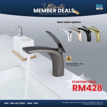 Big-Bath-Members-Day-Sale-3-350x350 - Home & Garden & Tools Johor Kuala Lumpur Malaysia Sales Penang Perak Sabah Sanitary & Bathroom Sarawak Selangor 