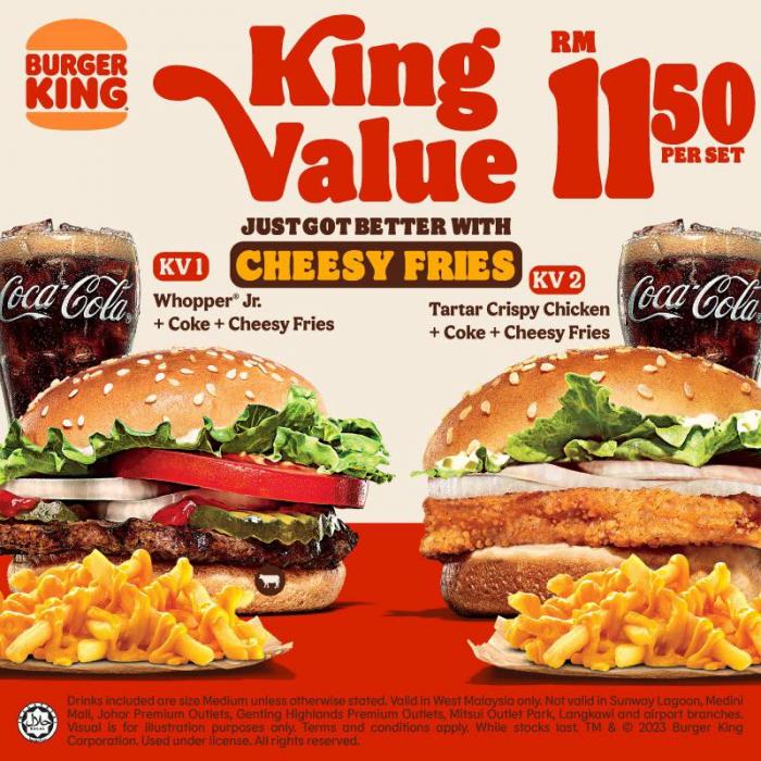 10 Jul 2023 Onward Burger King King Value Promo