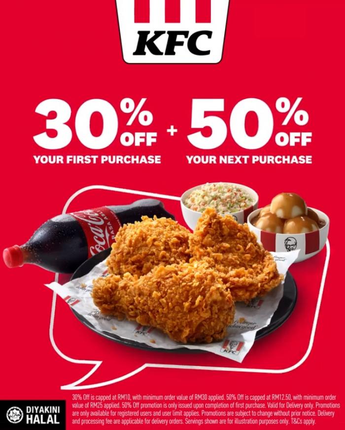 25-31 Jul 2023: KFC Payday Deals 30% OFF + 50% OFF Promotion ...