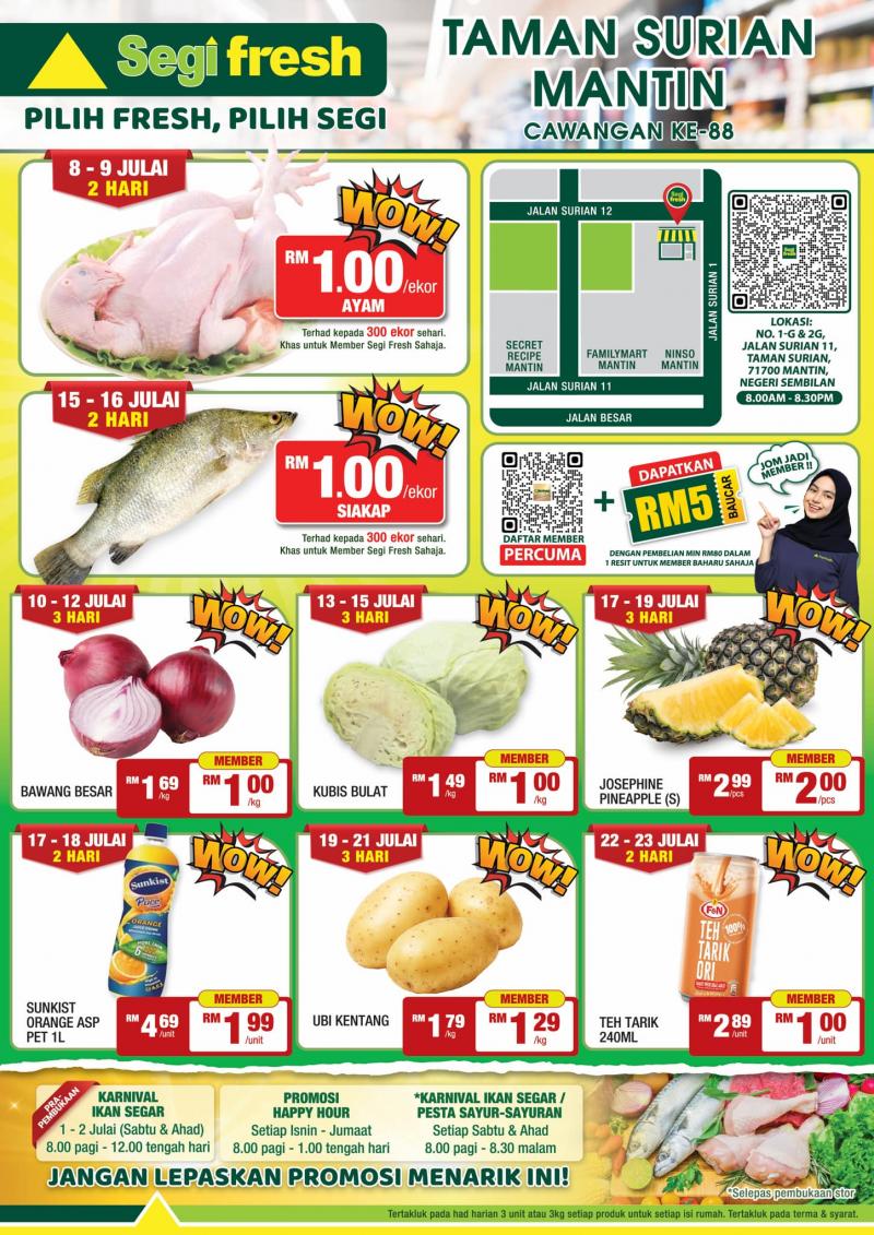 8-23 Jul 2023: Segi Fresh Opening Promotion at Taman Surian Mantin ...